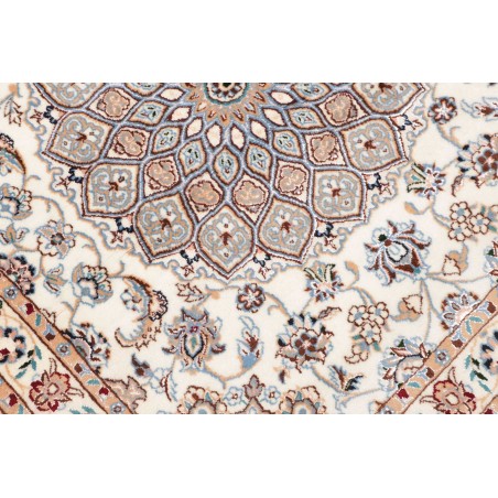 Tappeto Nain 6La Persia bianco grigio 83x445