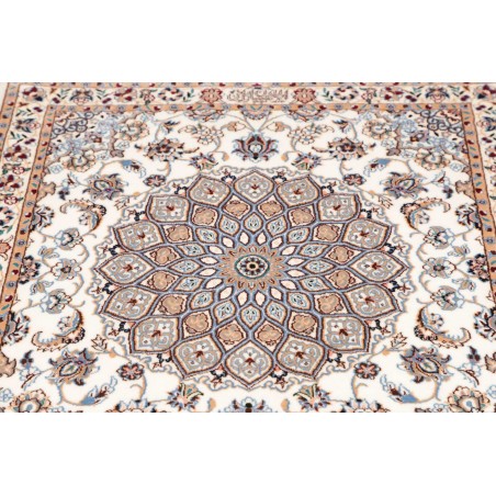 Tappeto Nain 6La Persia bianco grigio 83x445