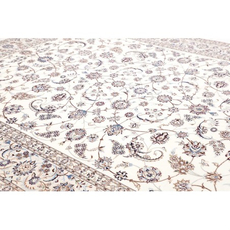 Tappeto Nain 6La Persia bianco marrone 258x359