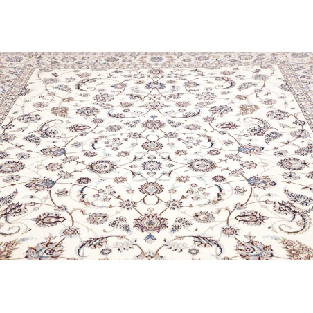 Tappeto Nain 6La Persia bianco marrone 258x359