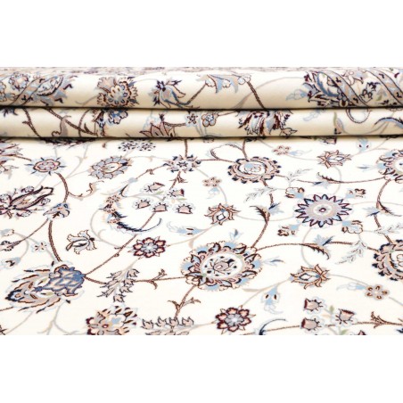 Tappeto Nain 6La Persia bianco marrone 258x359