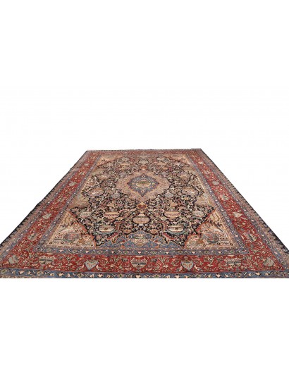 Tappeto Kashmar Persia marrone grigio 305x407