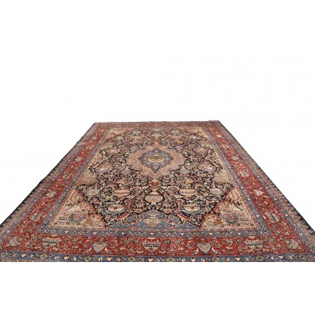 Tappeto Kashmar Persia marrone grigio 305x407