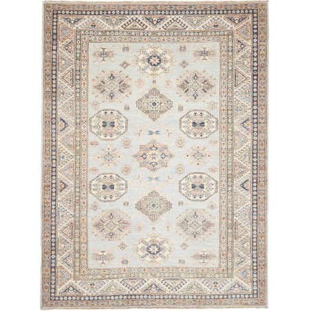 Tappeto Kazak Fine Pakistan bianco azzurro 178x238