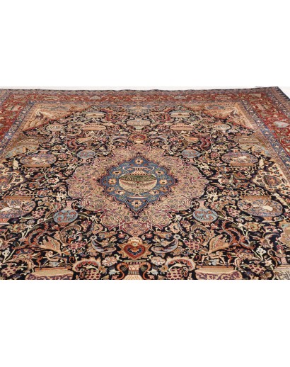 Tappeto Kashmar Persia marrone grigio 305x407