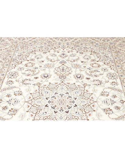 Tappeto Nain 9La Persia bianco azzurro 155x264