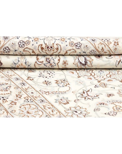 Tappeto Nain 9La Persia bianco azzurro 155x264