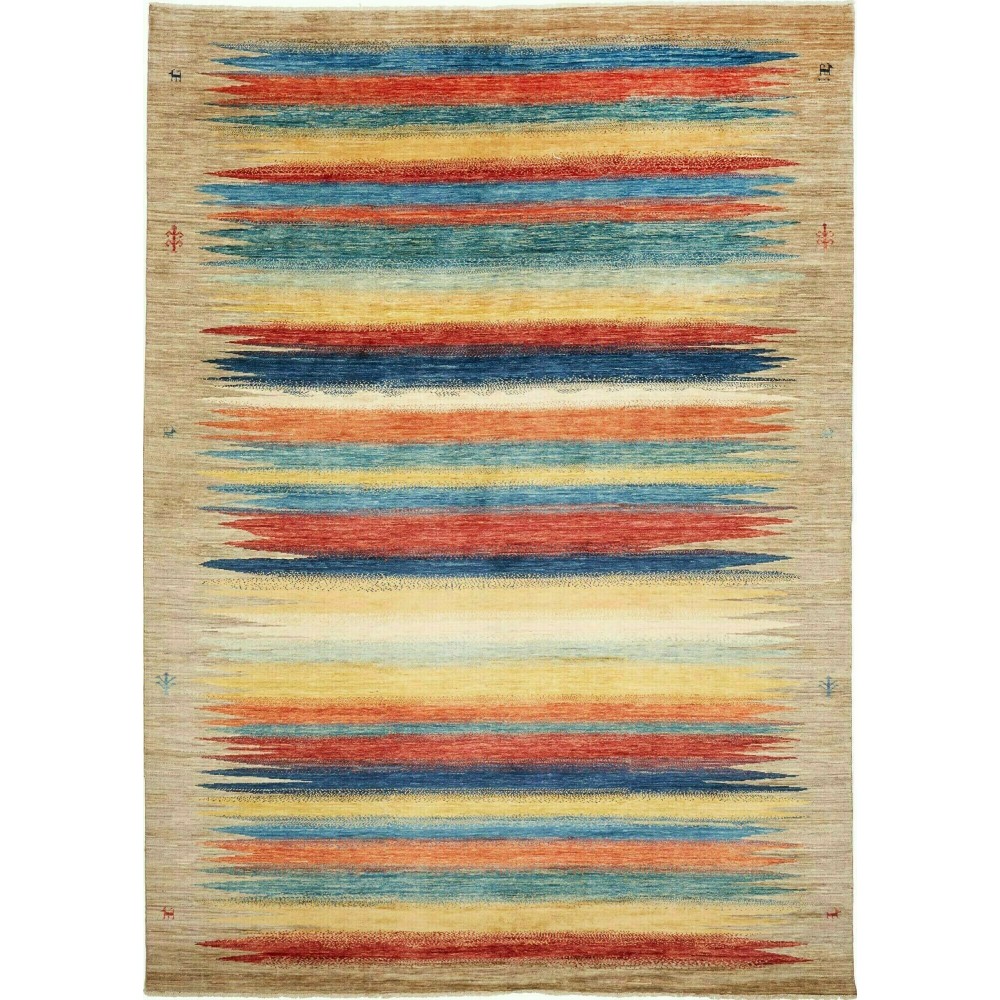 Tappeto Fun Collection Pakistan marrone grigio 246x344 Tappeto Fun Collection Pakistan marrone grigio 246x344