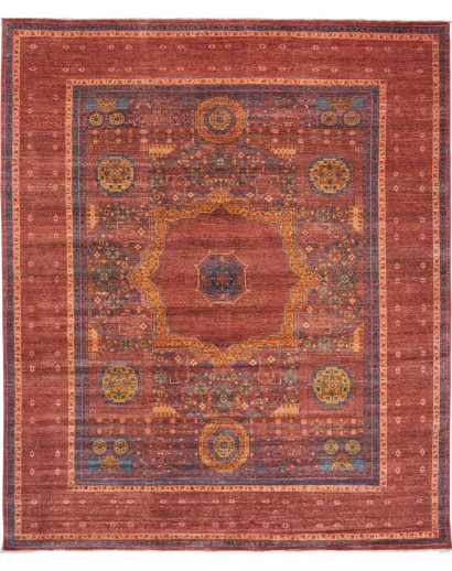 Tappeto Mamlouk Pakistan marrone arancione 246x293