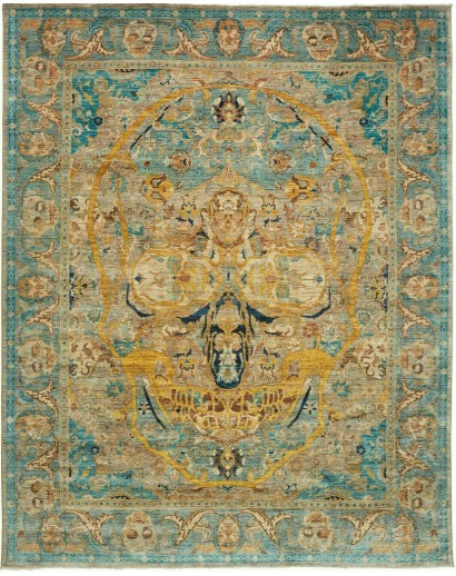 Tappeto Shahi Fine Pakistan bianco grigio 253x309