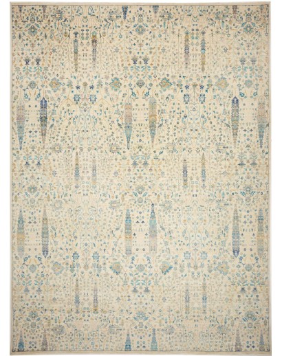 Tappeto Shahi Fine Pakistan beige azzurro 302x416