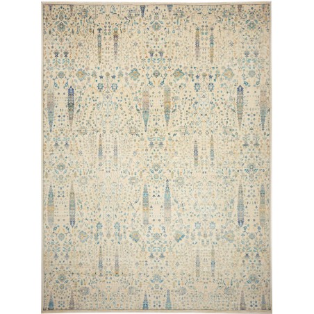 Tappeto Shahi Fine Pakistan beige azzurro 302x416