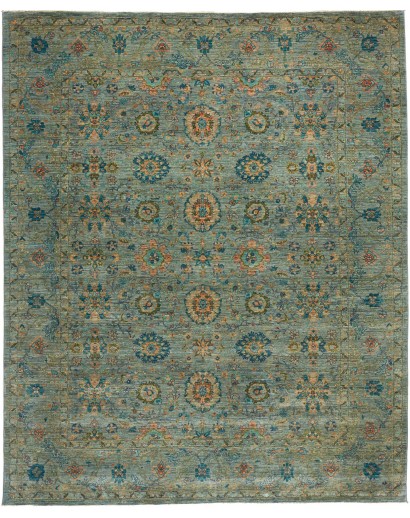 Tappeto Shahi Fine Pakistan azzurro marrone 247x300