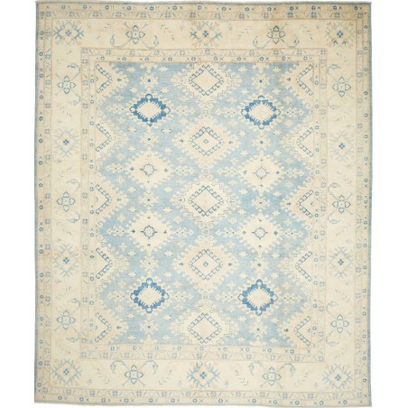 Tappeto Kazak Afghanistan bianco grigio 243x292