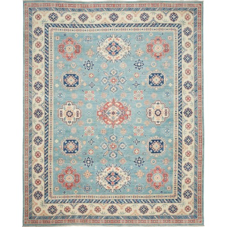 Tappeto Kazak Afghanistan beige grigio 244x302
