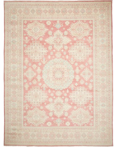 Tappeto Kazak Afghanistan giallo beige 267x359