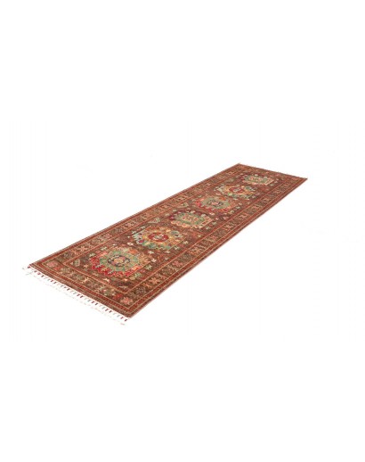 Tappeto Samarkand Pakistan marrone giallo 83x278