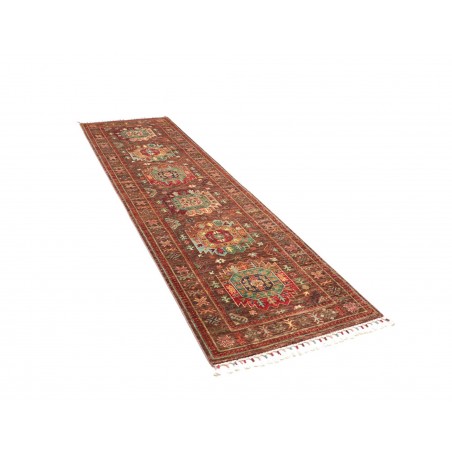 Tappeto Samarkand Pakistan marrone giallo 83x278