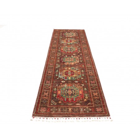 Tappeto Samarkand Pakistan marrone giallo 83x278