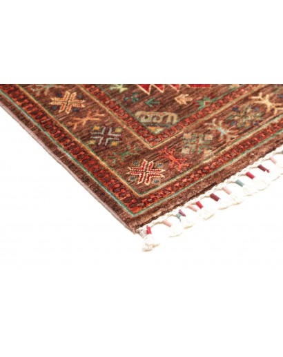 Tappeto Samarkand Pakistan marrone giallo 83x278