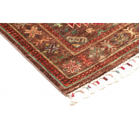 Tappeto Samarkand Pakistan marrone giallo 83x278