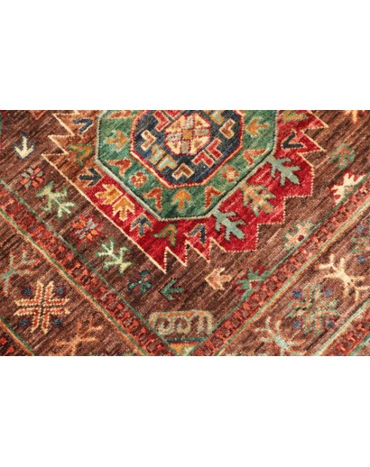 Tappeto Samarkand Pakistan marrone giallo 83x278