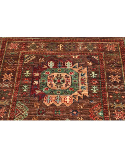 Tappeto Samarkand Pakistan marrone giallo 83x278