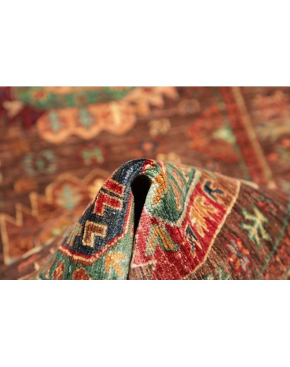 Tappeto Samarkand Pakistan marrone giallo 83x278