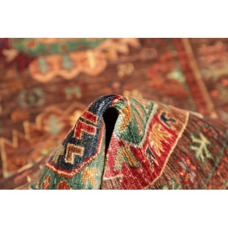 Tappeto Samarkand Pakistan marrone giallo 83x278