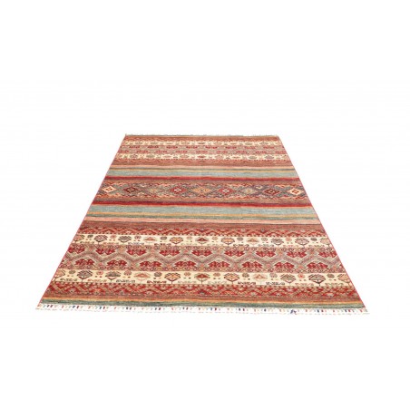 Tappeto Samarkand Pakistan marrone bianco 164x239