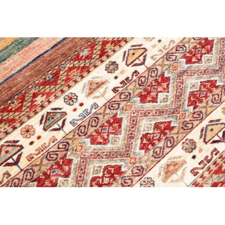 Tappeto Samarkand Pakistan marrone bianco 164x239