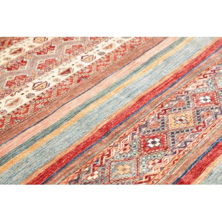 Tappeto Samarkand Pakistan marrone bianco 164x239