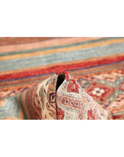 Tappeto Samarkand Pakistan marrone bianco 164x239