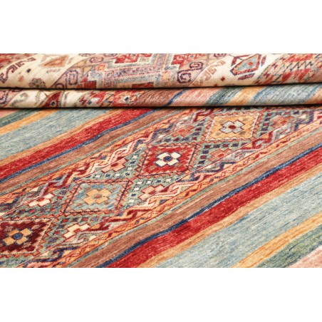 Tappeto Samarkand Pakistan marrone bianco 164x239