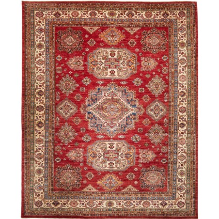 Tappeto Kazak Fine Pakistan marrone arancione 257x316