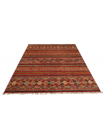 Tappeto Samarkand Pakistan rosso marrone 199x245