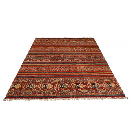 Tappeto Samarkand Pakistan rosso marrone 199x245