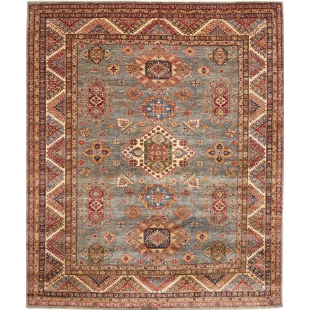 Tappeto Kazak Fine Pakistan azzurro 251x301