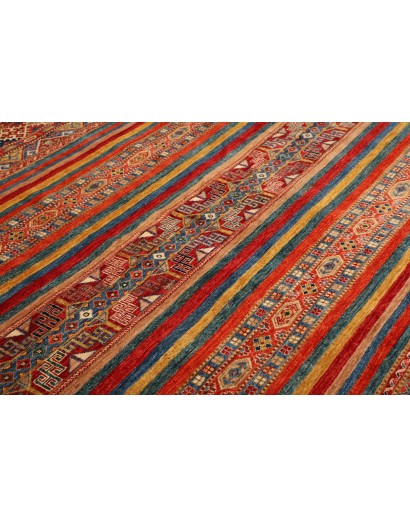 Tappeto Samarkand Pakistan rosso marrone 199x245