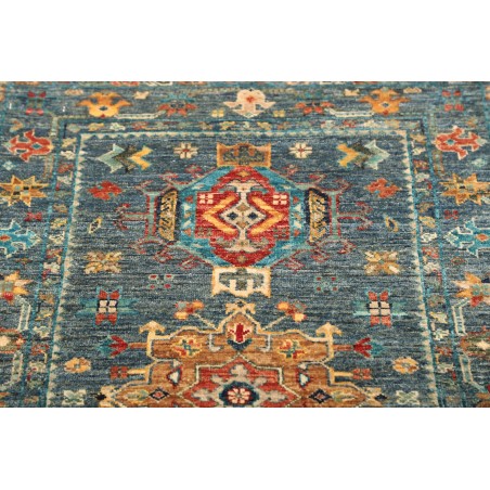 Tappeto Tribal Pakistan bianco grigio 79x124