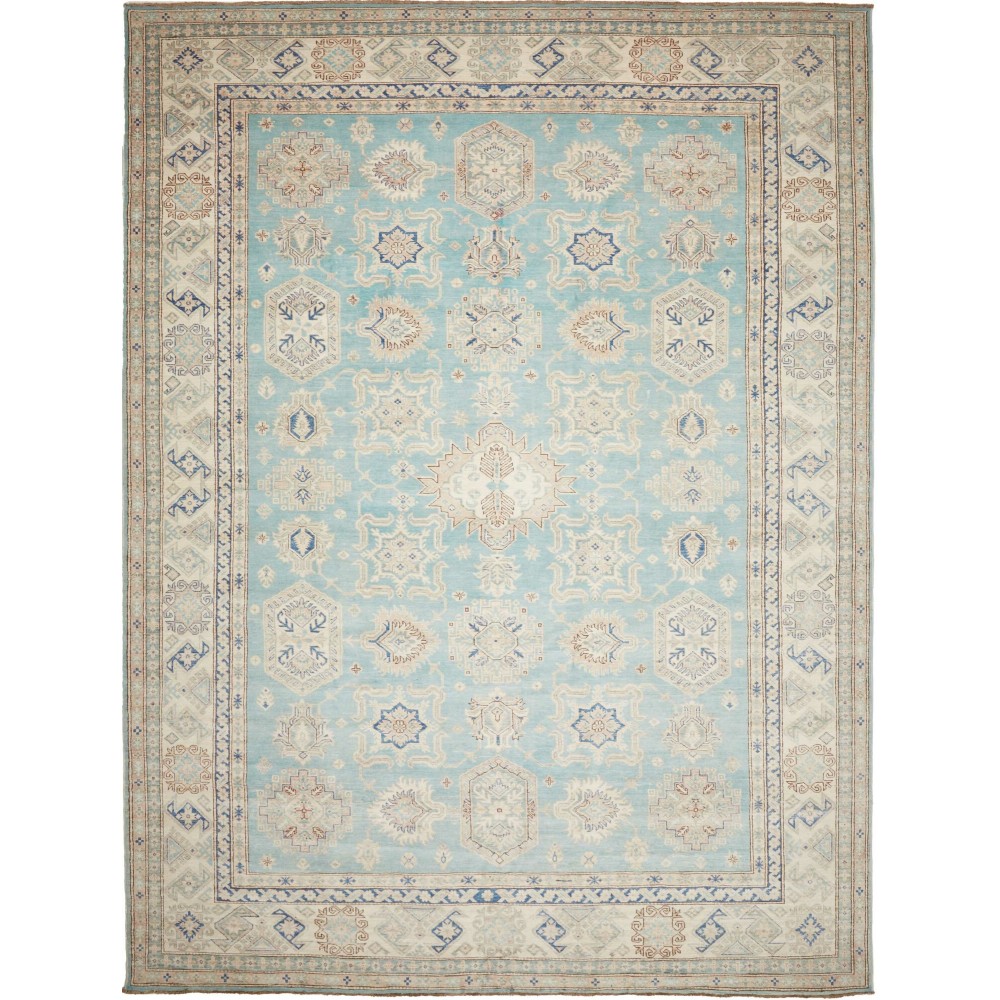 Tappeto Kazak Fine Pakistan beige bianco 276x365