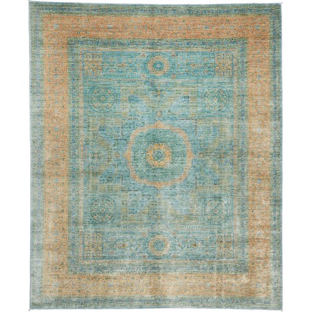 Tappeto Mamlouk Pakistan azzurro grigio 246x290