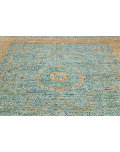 Tappeto Mamlouk Pakistan azzurro grigio 246x290