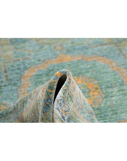 Tappeto Mamlouk Pakistan azzurro grigio 246x290