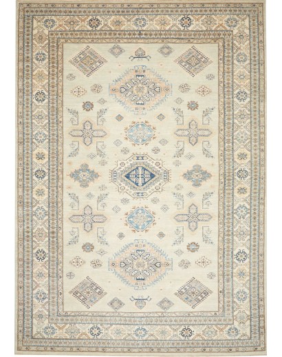 Tappeto Kazak Fine Pakistan bianco 264x375