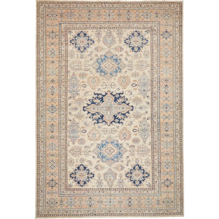 Tappeto Kazak Fine Pakistan beige azzurro 271x396