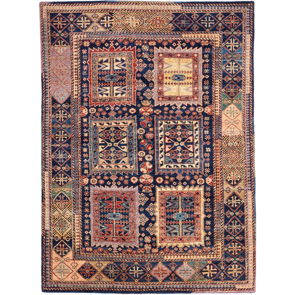 Tappeto Tribal Pakistan marrone grigio 156x210