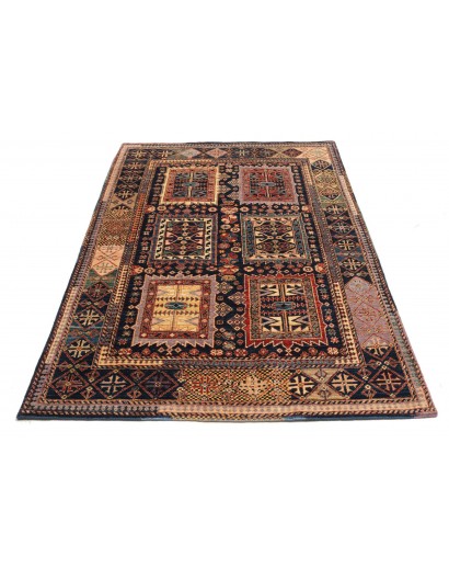 Tappeto Tribal Pakistan marrone grigio 156x210