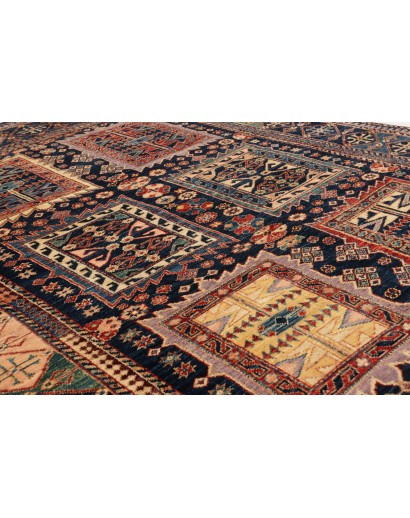 Tappeto Tribal Pakistan marrone grigio 156x210