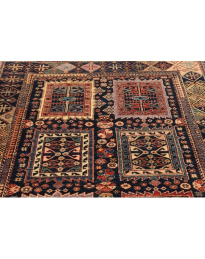 Tappeto Tribal Pakistan marrone grigio 156x210